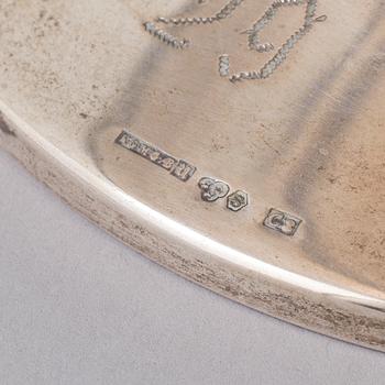 A silver bowl. K.G.M.G, Uppsala, 1929.