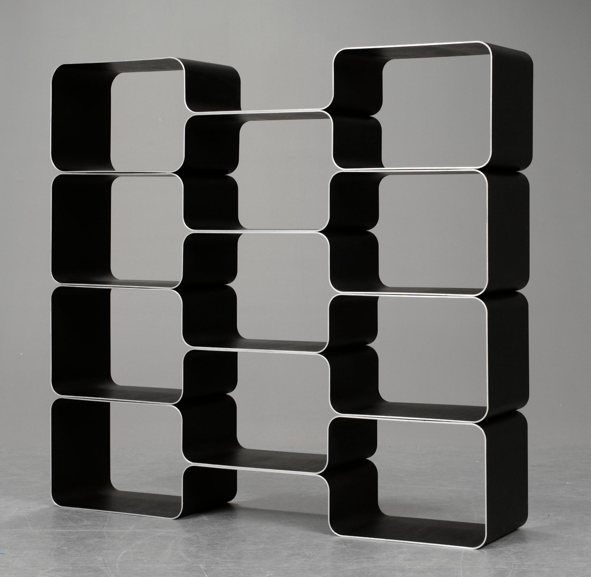 Four Chris Ferebee bookshelf modules, "The Hive", Cinal, Danmark.