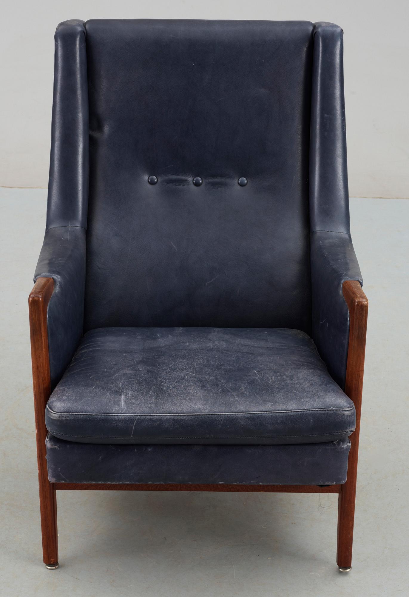 FÅTÖLJ, Karl-Erik Ekselius, JOC Möbler, Vetlanda, 1900-talets andra hälft.