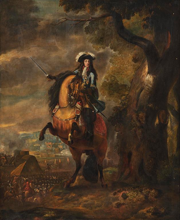 Alexander van Gaalen (Gaelen), hans krets, Wilhelm III av Oranien i slaget vid Boyne 1690.