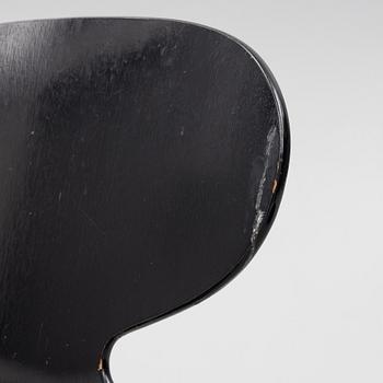 Arne Jacobsen, chairs, 4 pcs, "Ant", Fritz Hansen, Denmark, second half of the 20th century.