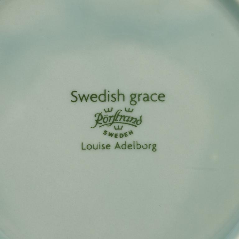 Louise Adelborg, matservis, "Swedish Grace",  55 delar, Rörstrand.