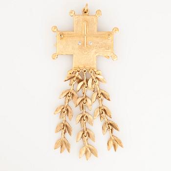 BROSCH / HÄNGE, Yves Saint Laurent.