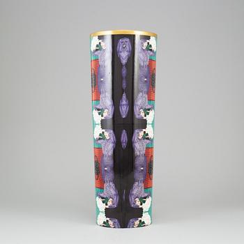 ÅSA LINDSTRÖM, a porcelain vase, signed and dated 2000.