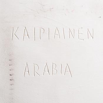 BIRGER KAIPIAINEN, a stoneware decorative dish signed Kaipiainen Arabia.