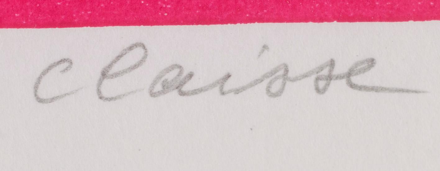 GENEVIÈVE CLAISSE, serigrafier, 3 st, signerade och numrerade 51/110.