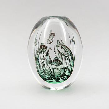 VAS, glas, Fiskgraal, Edward Hald, Orrefors.