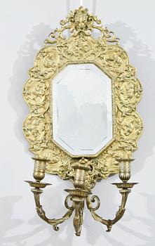 SPEGELLAMPETTER, ett par, 1800-talets andra hälft.