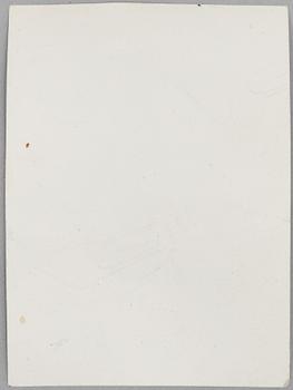 Photograph, signed by Stig Lindberg, 1967.