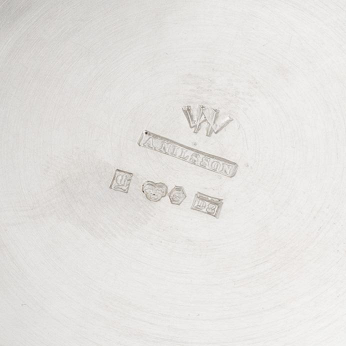 Wiwen Nilsson, skål, sterlingsilver, A Nilsson, Lund 1930.