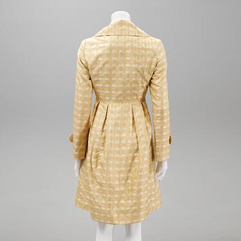 Burberry, a silk coat, italian size 40.