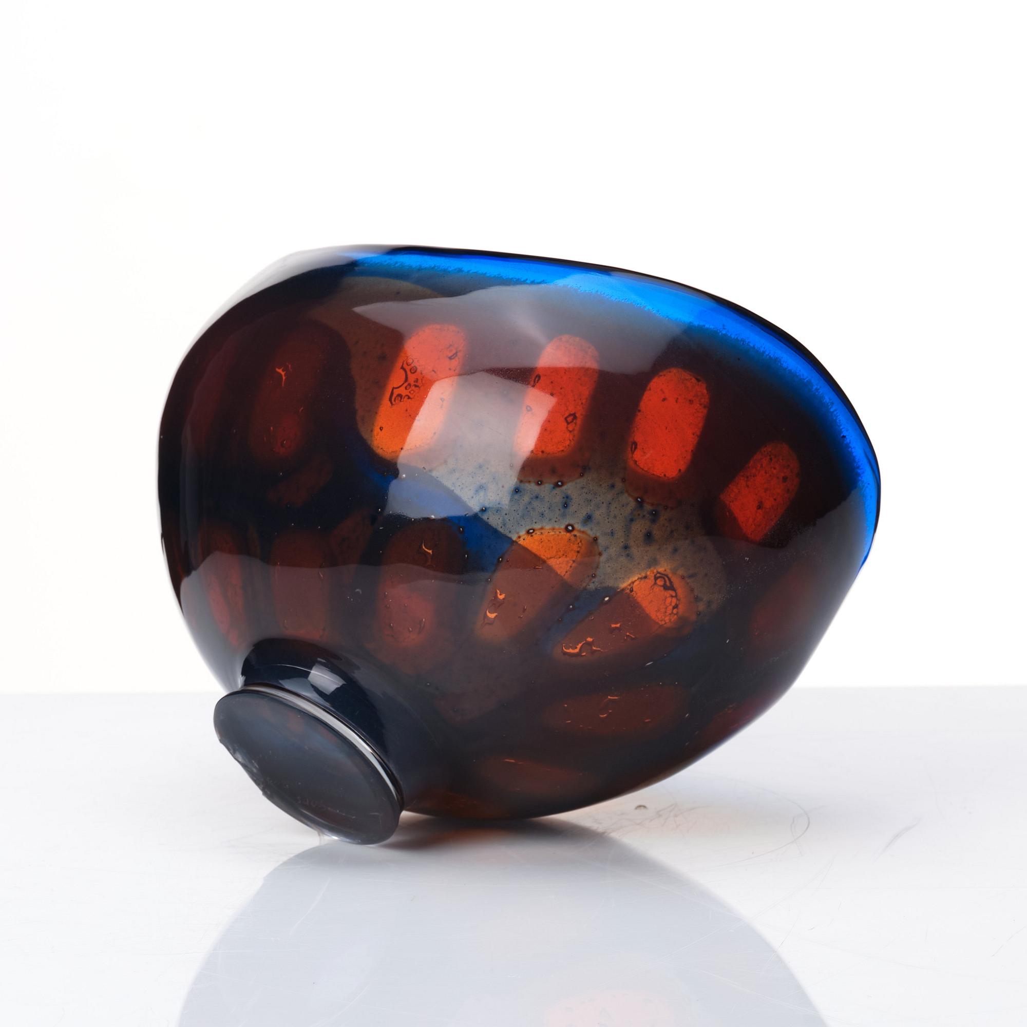 Sven Palmqvist, a "Ravenna" glass bowl, Orrefors 1952.