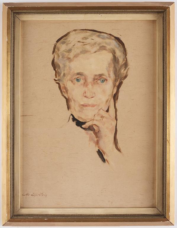 Lotte Laserstein, Portrait of Ada Juhlin-Dannfelt née Liljebjörn (1855 - 1938).