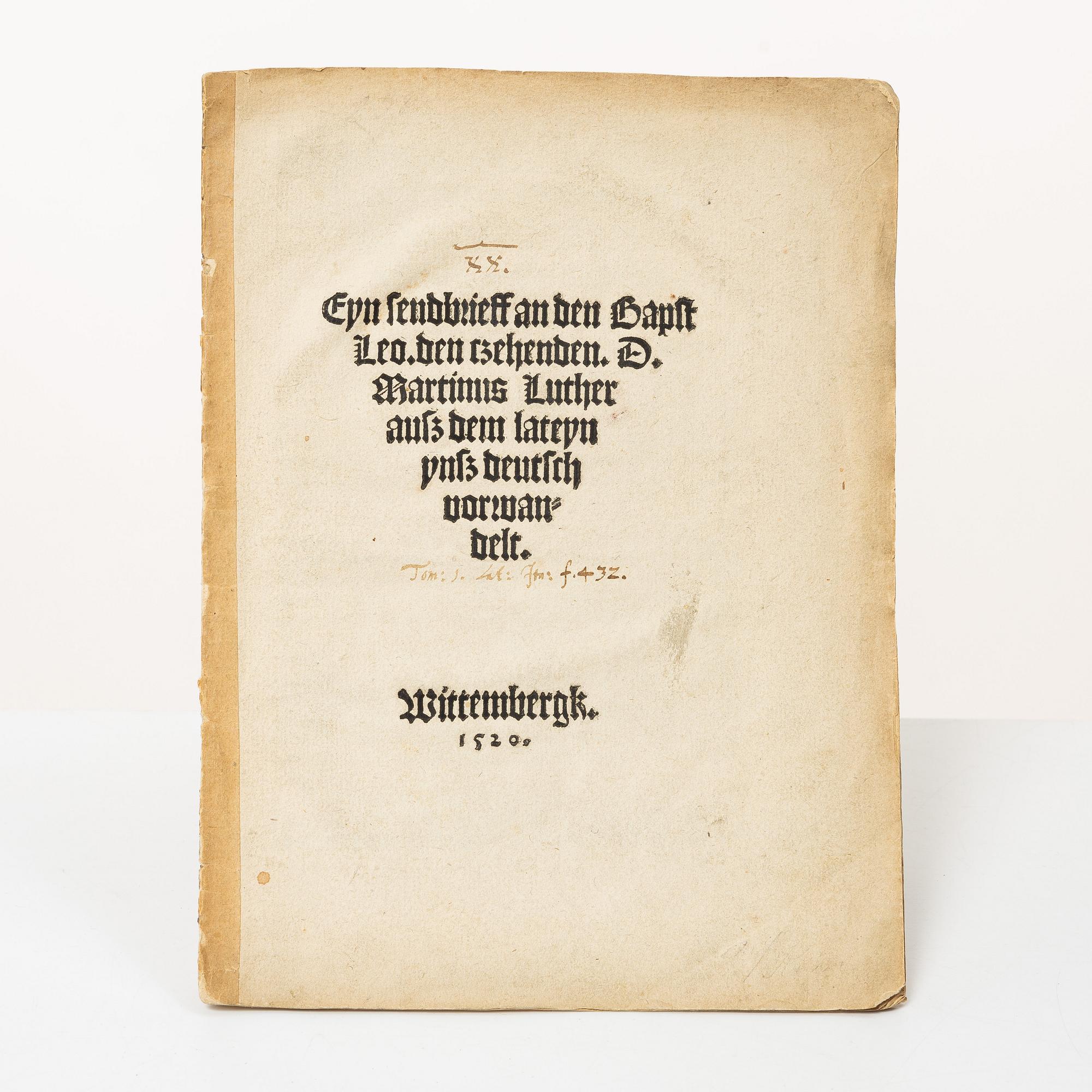 Martin Luther, 1520.