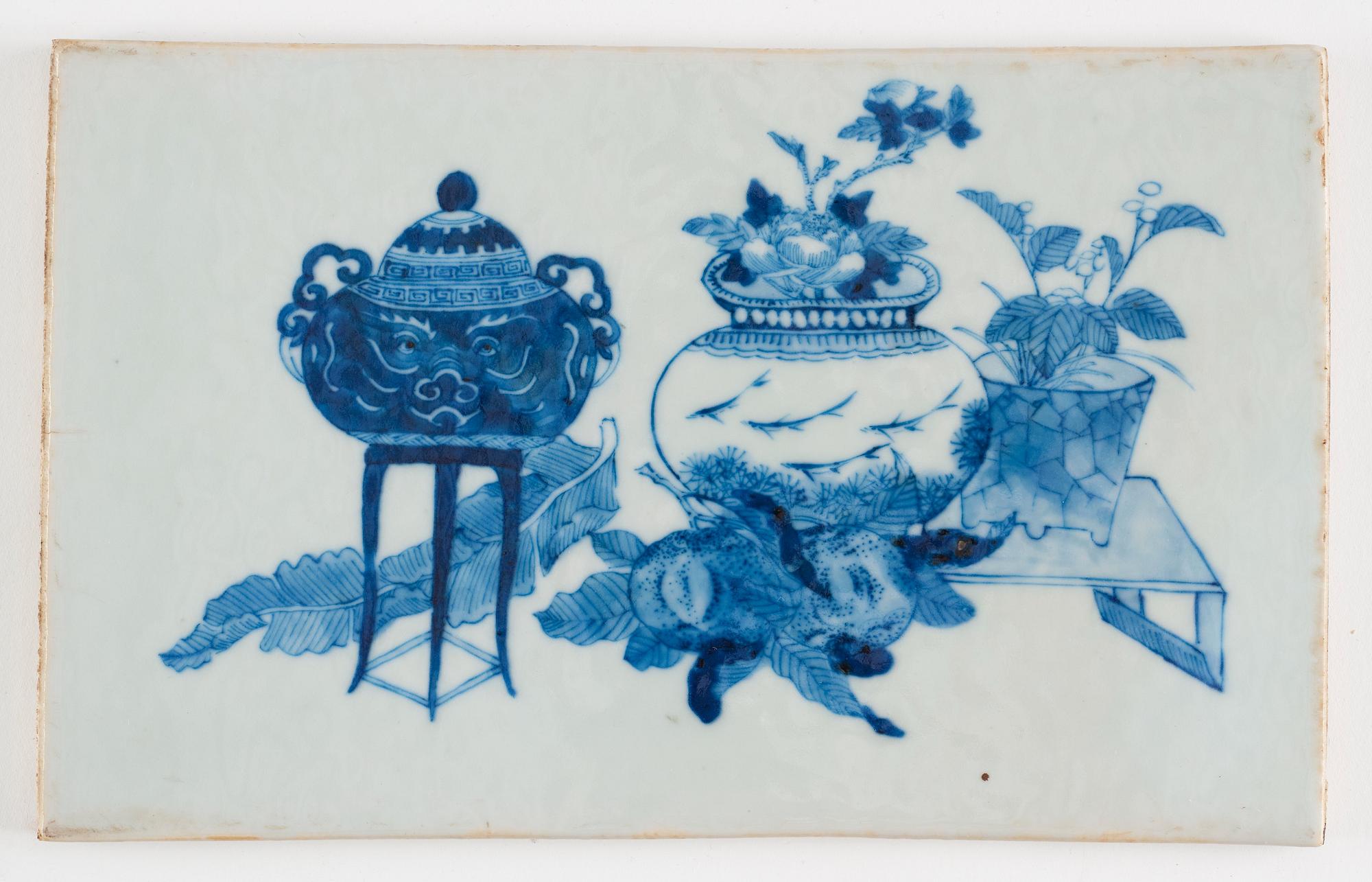 A Chinese six fold screen, Qing dynasty, 19th Century.