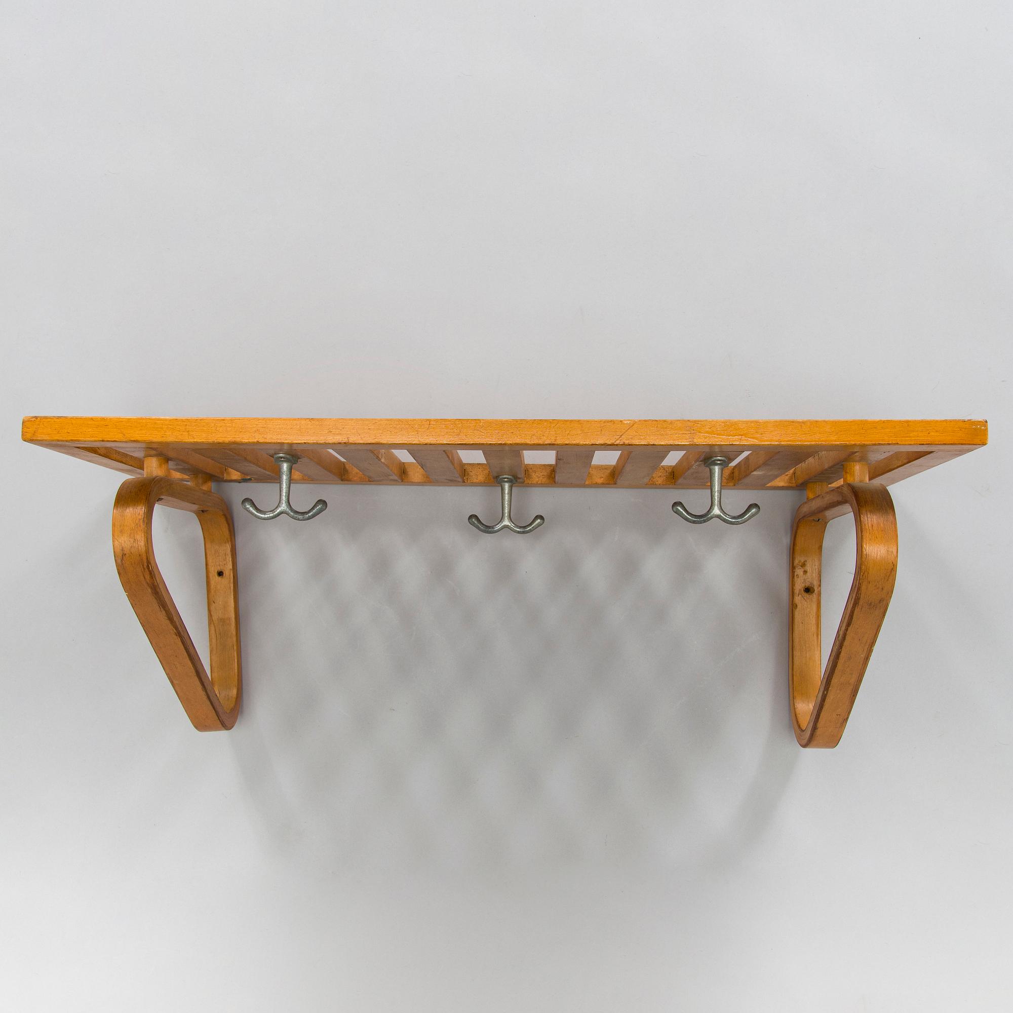 Alvar Aalto, A 1930/1940s coat rack, model 113 for O.Y. Huonekalu- ja Rakennustyötehdas A.B.