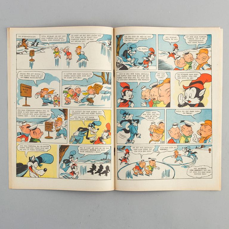 SERIETIDNING, Kalle Anka nr 1 1950.