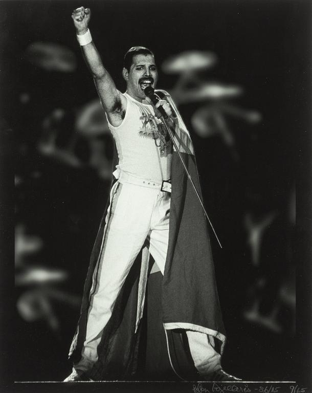 Peter Kjellerås, "Freddie Mercury, Råsunda", 1986.
