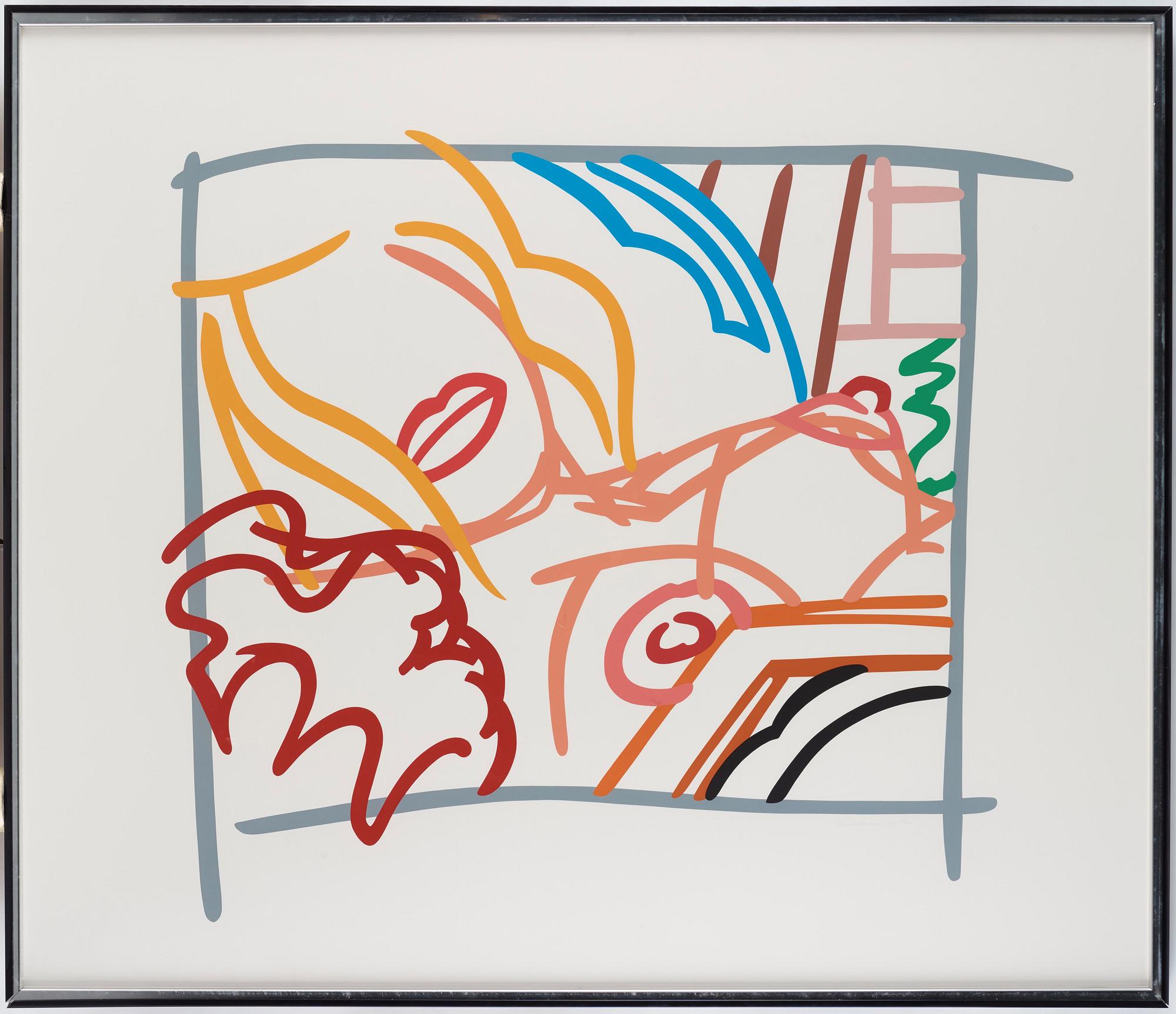 Tom Wesselmann, "Bedroom blonde doodle with photo".