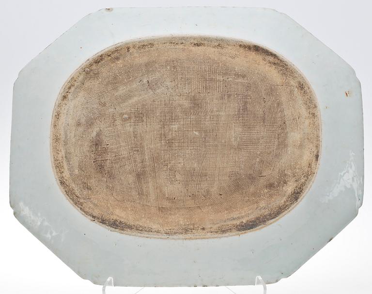 STEKFAT, porslin, Qianlong, Kina 1700-tal.
