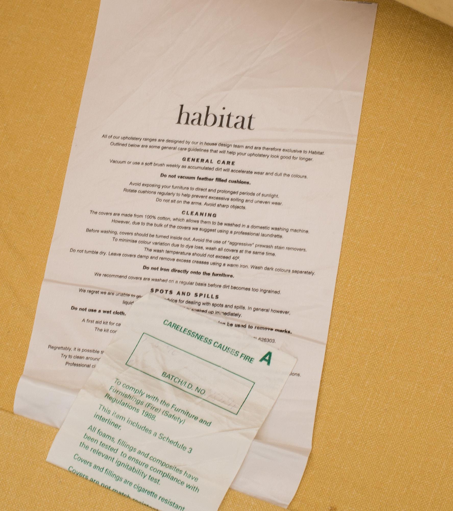 FÅTÖLJER, ett par, Habitat, 2000-tal.