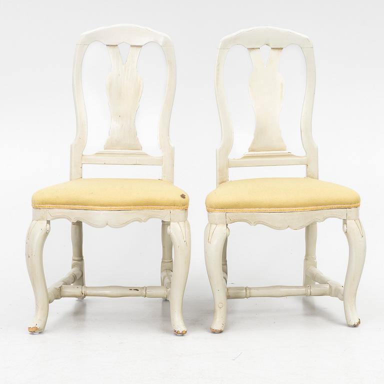 Chairs, a pair, Baroque, 18th century.