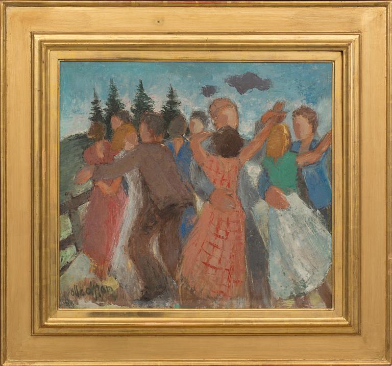 OLLE OLSSON-HAGALUND, oil on canvas, signed,