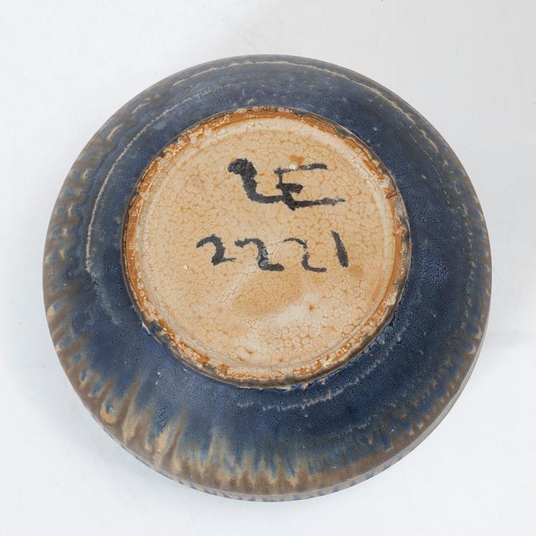 Harald Östergren, lidded urn/vase with lid, Upsala Ekeby, 1930-1932.