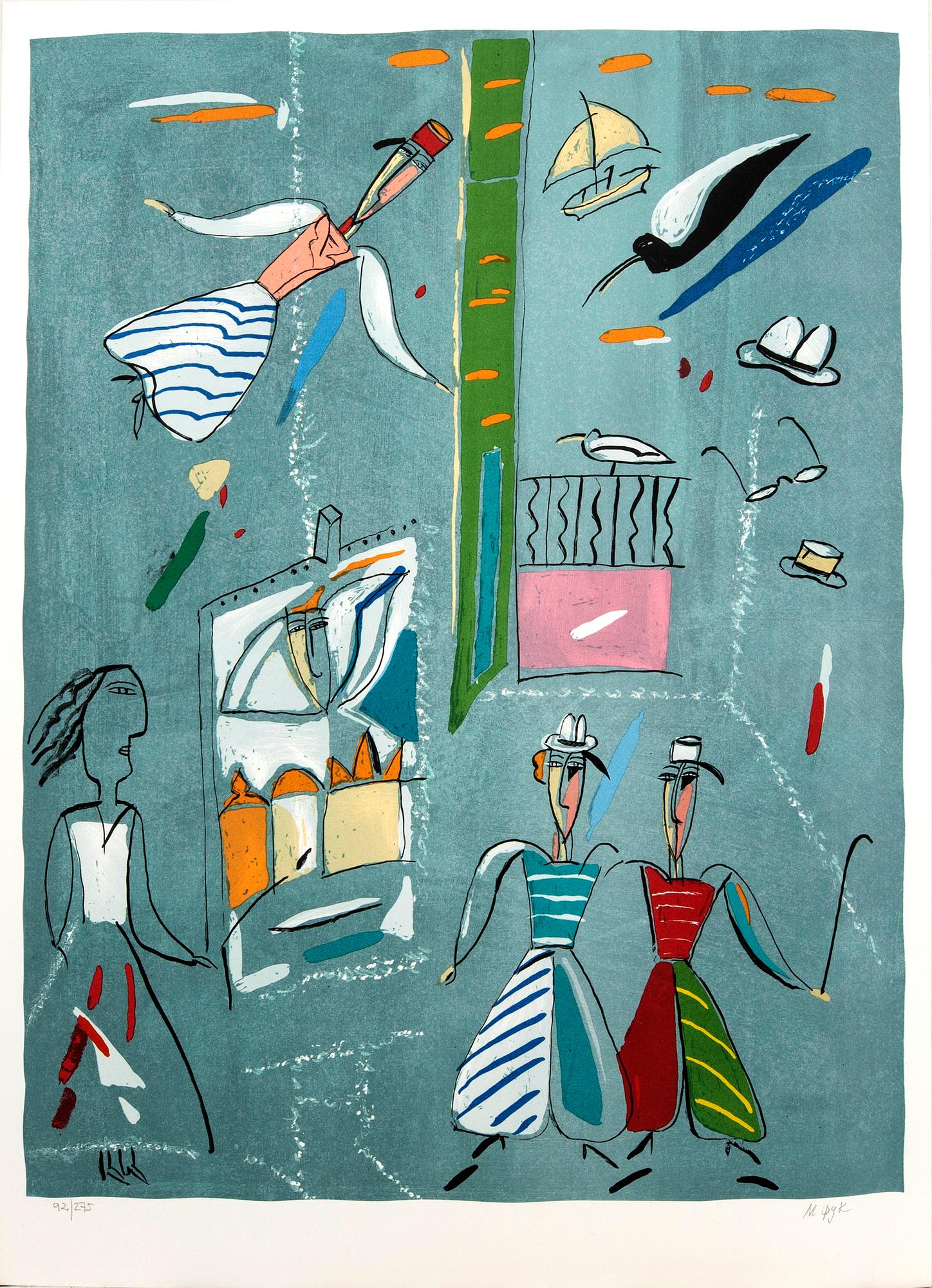 Madeleine Pyk, on a walk.