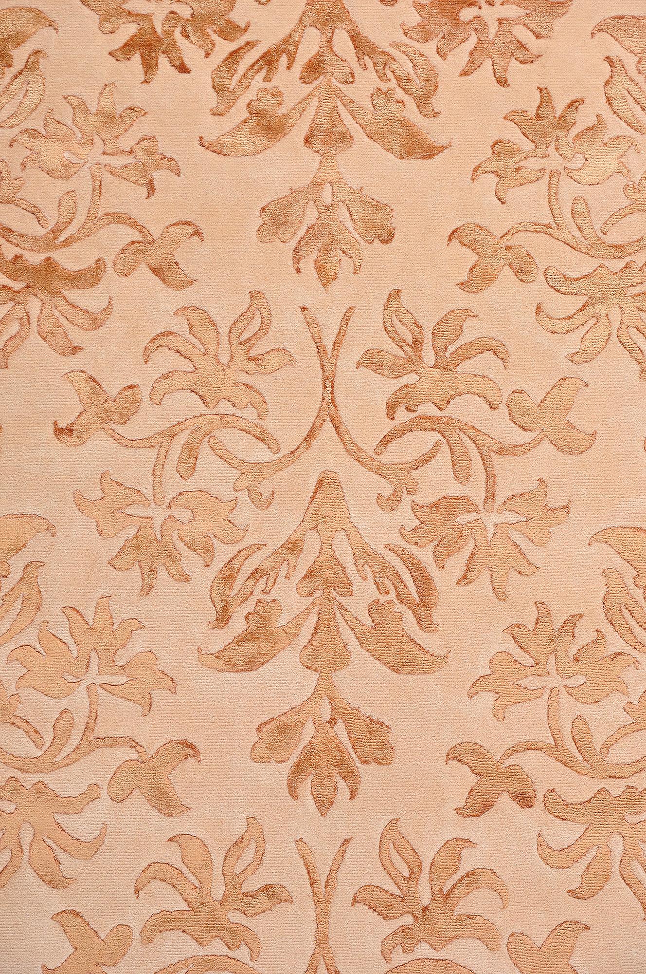 A carpet, India, wool  and  bambo  silk, ca 240 x 170.