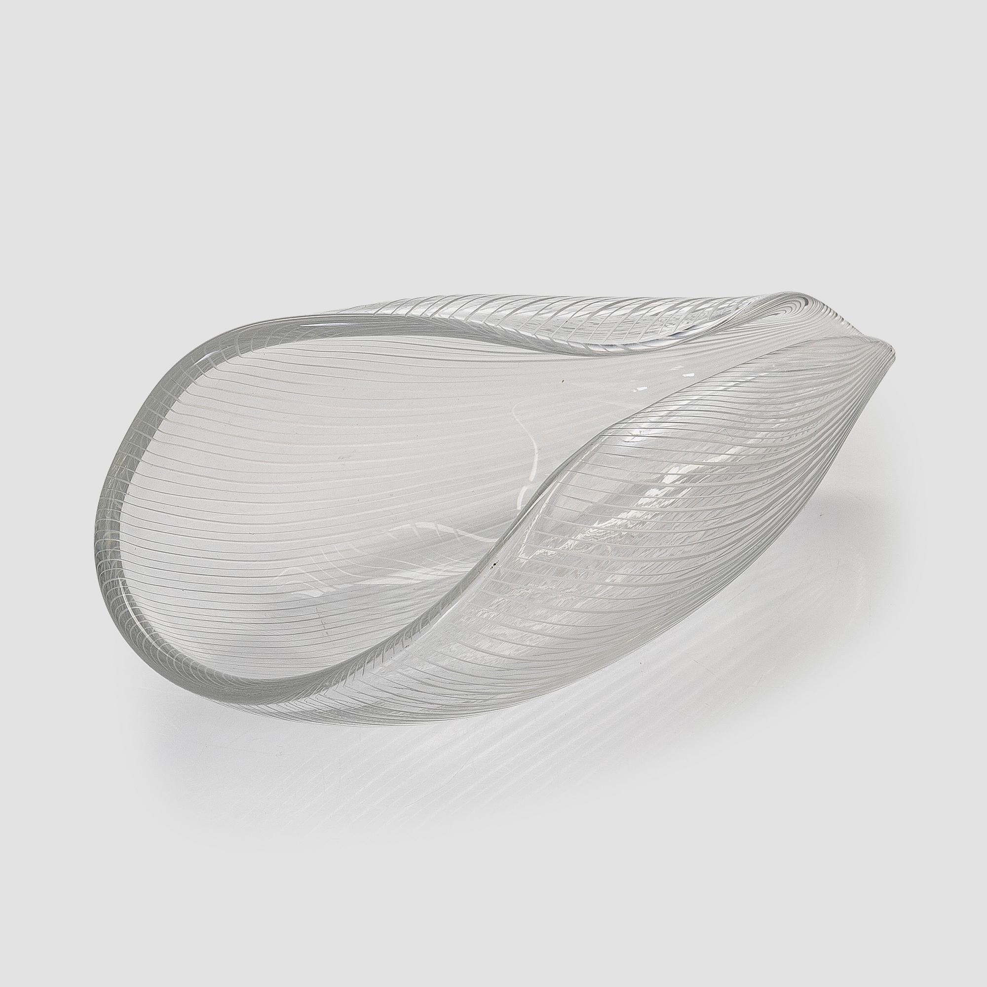 Tapio Wirkkala, taidelasi, malli 3342, signeerattu Tapio Wirkkala Iittala.