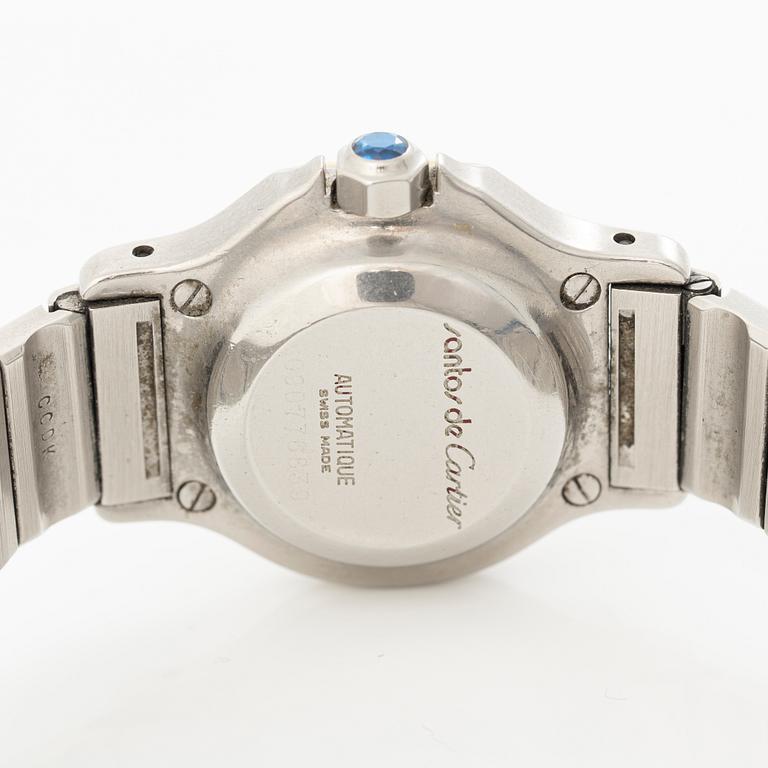 Cartier, Santos Octagon, armbandsur, 24 mm.
