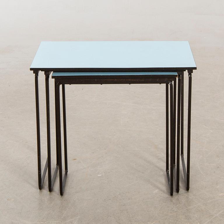 Satsbord, 50-tal, metall, laminat.