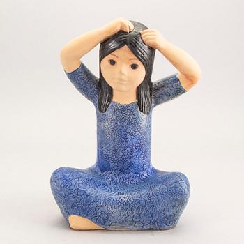 Lisa Larson, figurin, stengods signerad Gustavsberg.