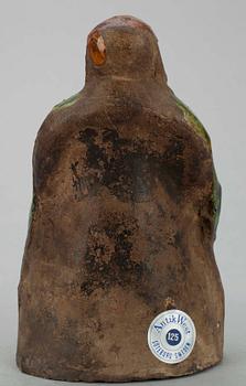 SKULPTUR, lergods, Kina, möjligen Ming dynastin.