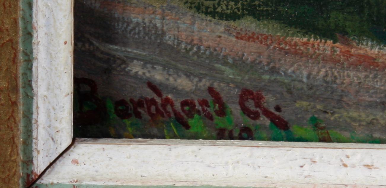 NEUMAN, BERNHARD, olja på duk, sign.