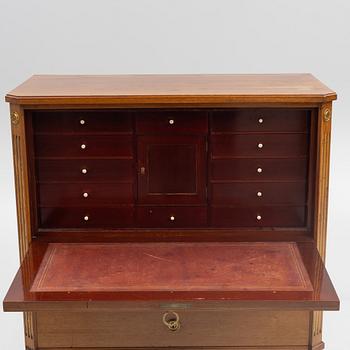 A late Gustavian style secretaire, 20th century.