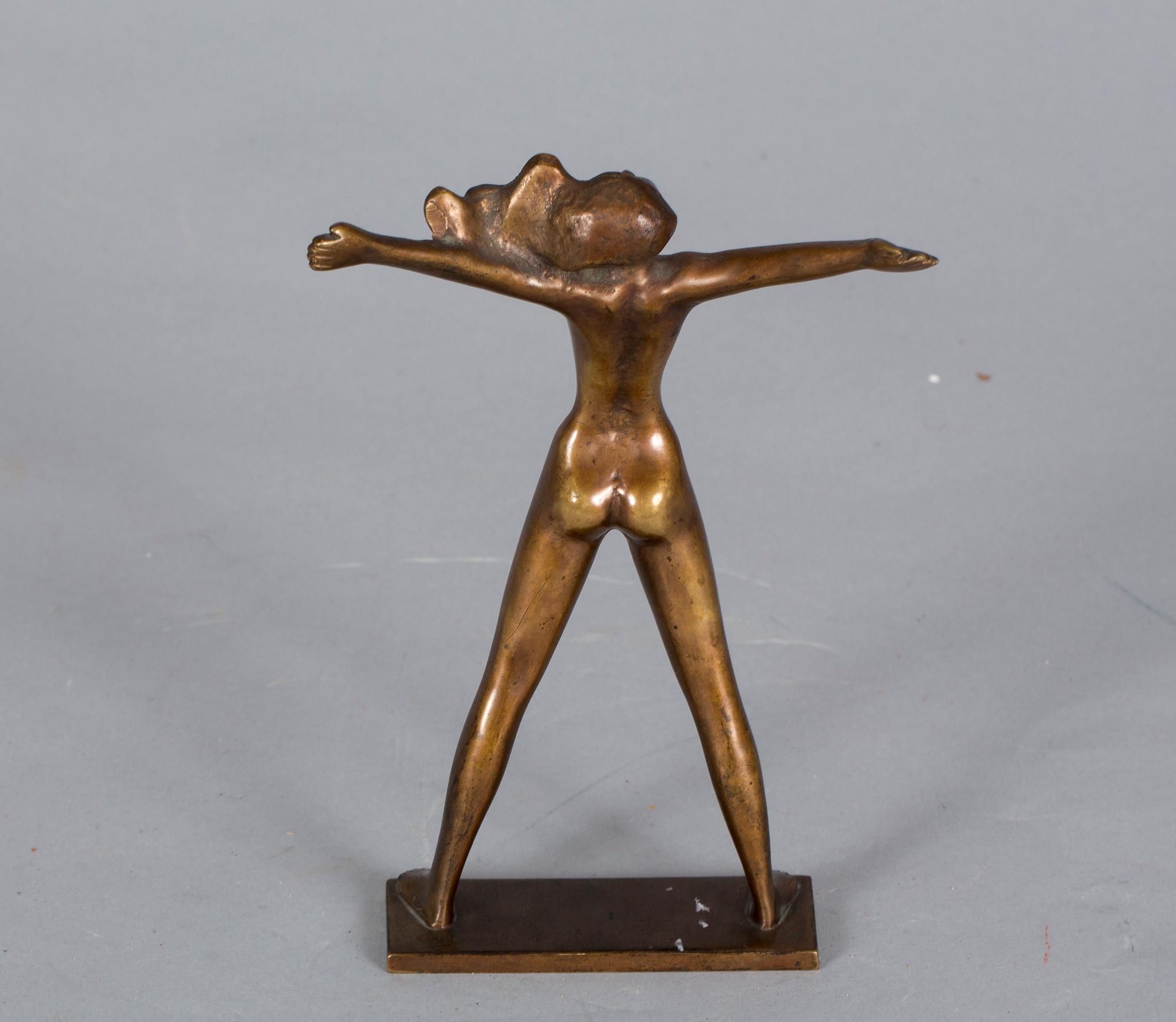 SKULPTUR, brons, Stig Blomberg, ej signerad. 1900-tal.