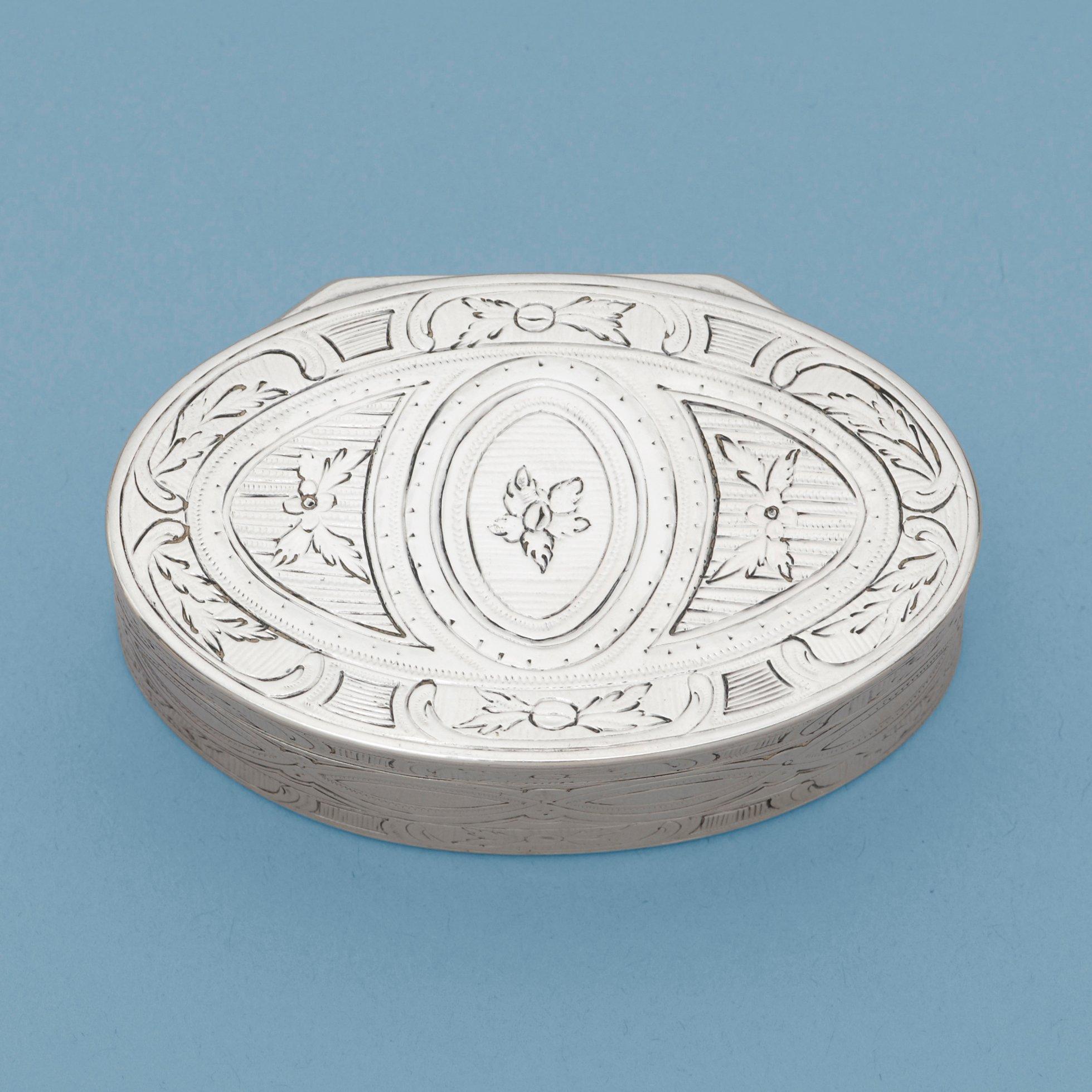 SNUSDOSA, Jonas Berg, Stockholm 1780. Gustaviansk.