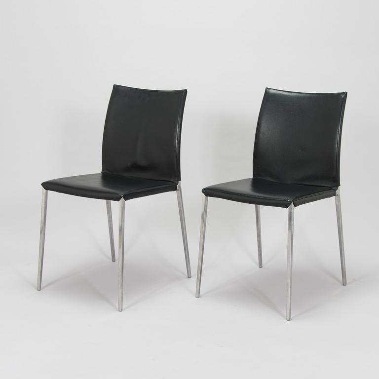 Roberto Barbieri, A set of eight "Lia" chairs for Zanotta, Italy 2007.