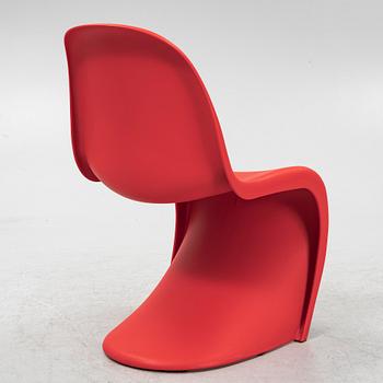 Verner Panton, four red plastic 'Panton Chair Classic', chairs, Vitra, 2010.