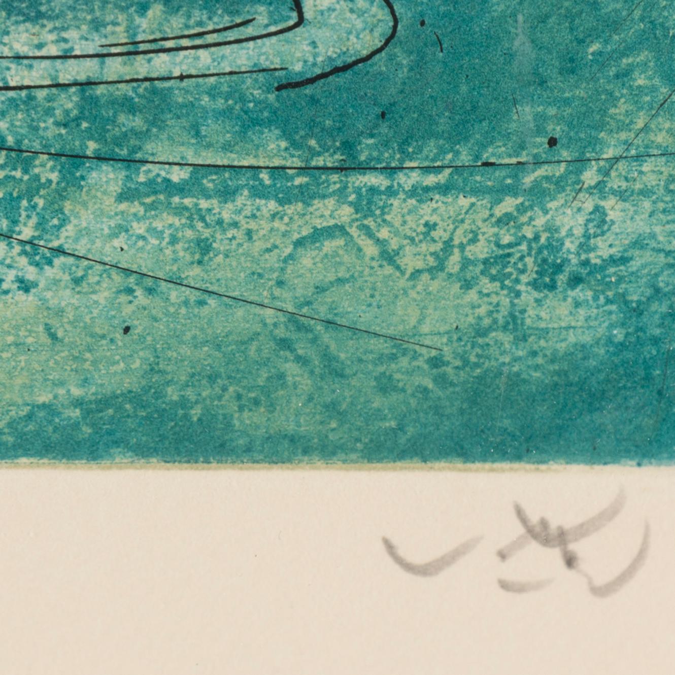 ROBERTO MATTA, akvatintetsning, signerad och numrerad 87/100 med blyerts.