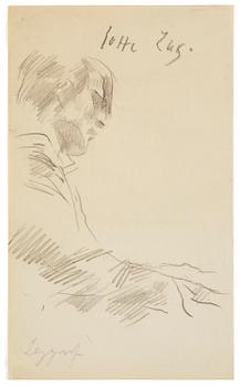 964. Lotte Laserstein, Pianist.