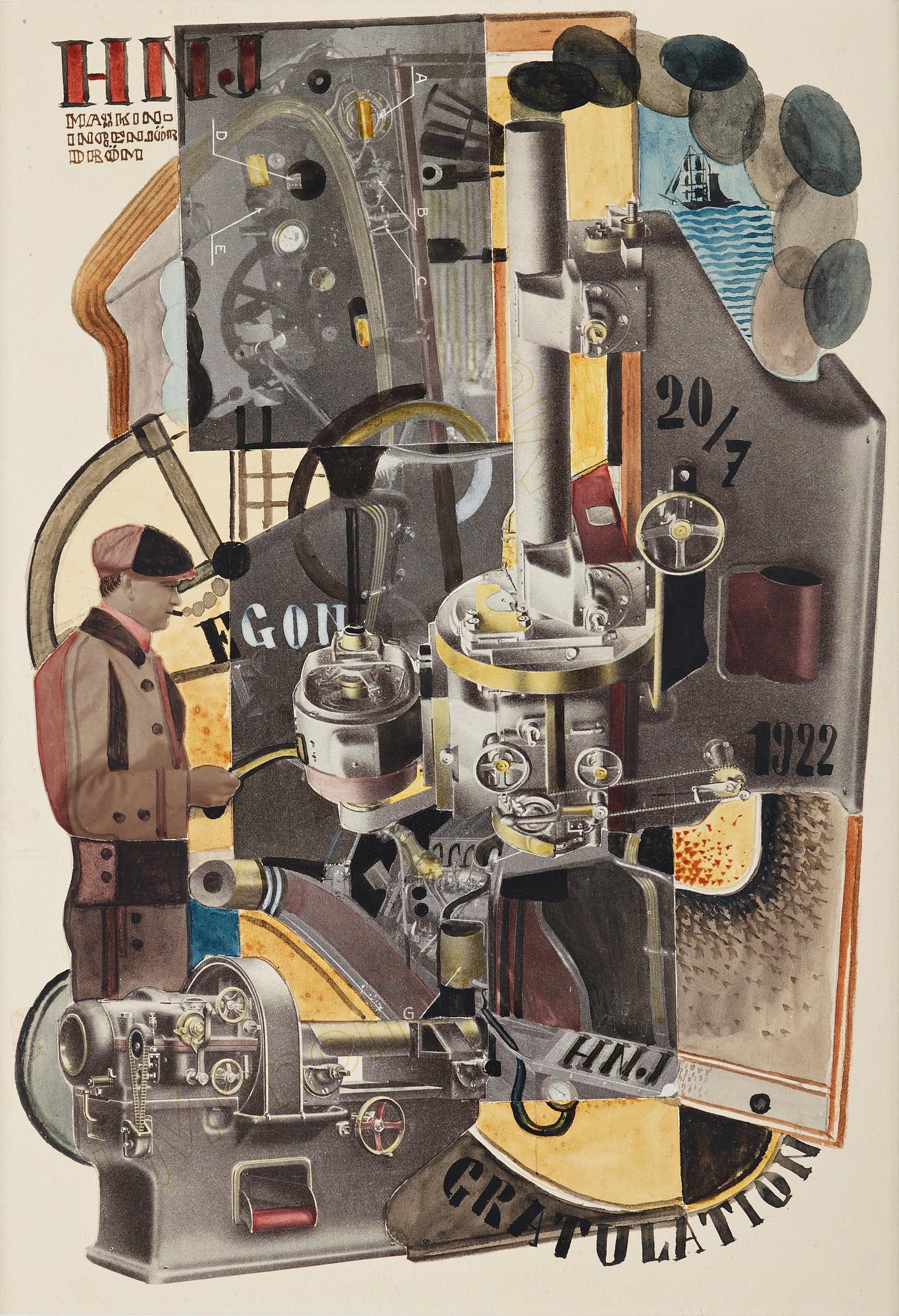 Gösta Adrian-Nilsson, "Maskiningenjördröm" (Mechanical engineer dream).