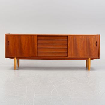 A teak sideboard designed by Nils Jonsson for Hugo Troeds Bjärum, second half of the 20th Century.