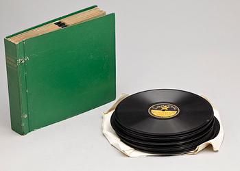 GRAMMOFON, trä, tid 1900-tal.