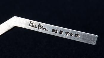 BROSCH, silver, Wiwen Nilsson, Lund 1939. Vikt ca 12 g.