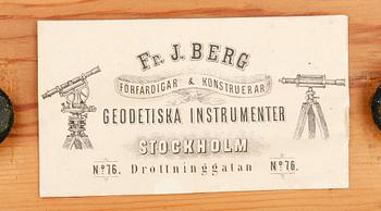 GEODETISKT INSTRUMENT, sent 1800-/tidigt 1900-tal.