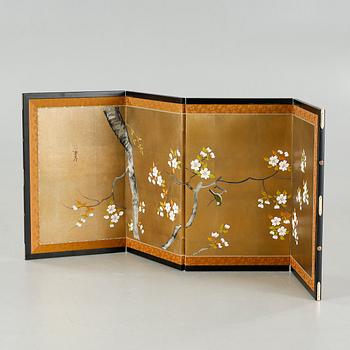 A Japanesetable folding screen, 20th century.