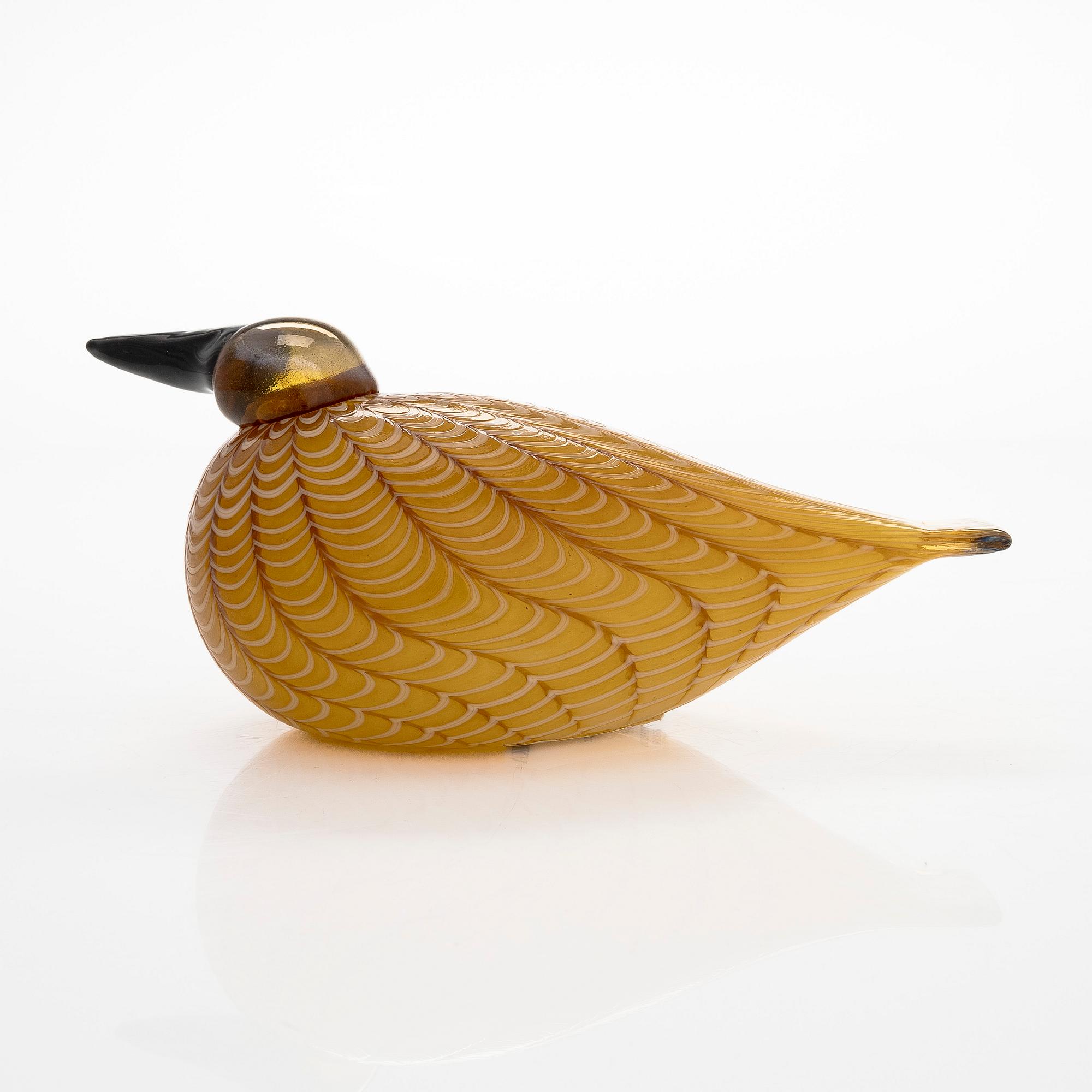 Oiva Toikka, A glass bird 'Nutcracker', signed O. Toikka Nuutajärvi 1996.